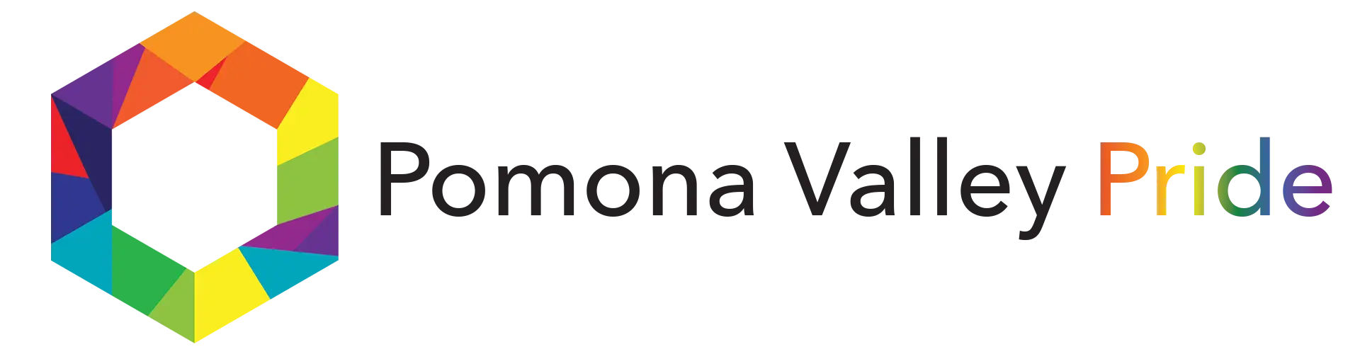 Logo with words Pomona Valley Pride